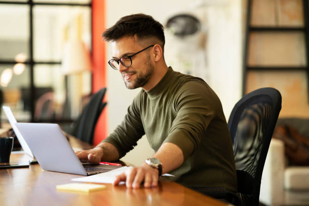 istock Young businessman in the office 1426329221