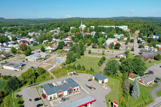 istock Aerial of St Jean de Matha, Quebec, Canada 1426332736