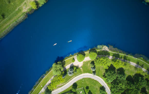 istock Two sports sup boards from a bird's eye view. 1426335903