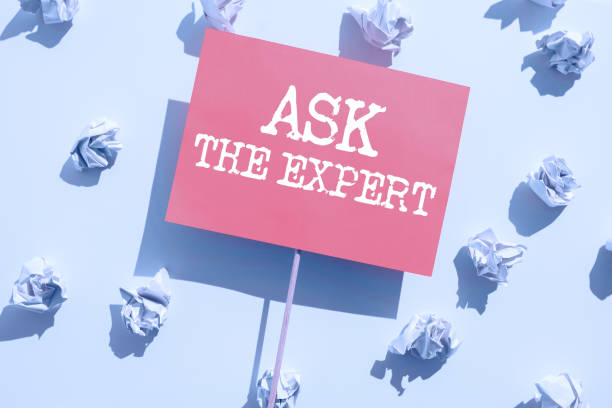 istock Conceptual caption Ask The Expert. Business overview Looking for professional advice Request Help Support 1426337076