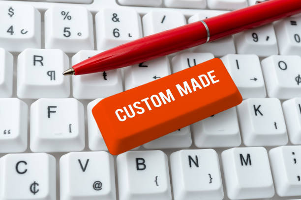 istock Handwriting text Custom Made. Conceptual photo something is done to order for particular customer organization 1426337528