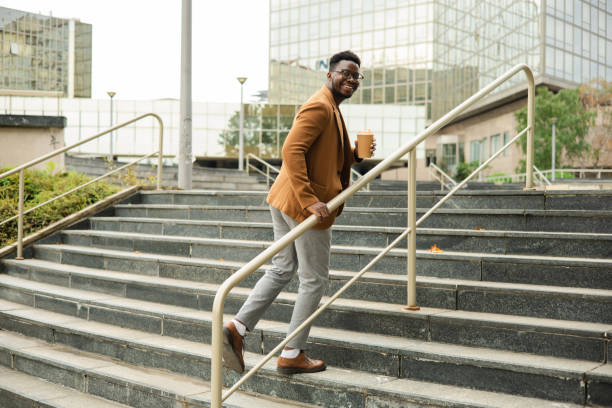 istock Young African American businessman on a coffee break 1426340210