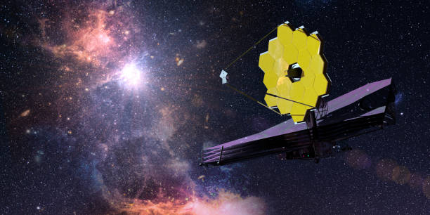 istock James Webb Space Telescope traveling and exploring deep space. 3D Illustration 1426342996