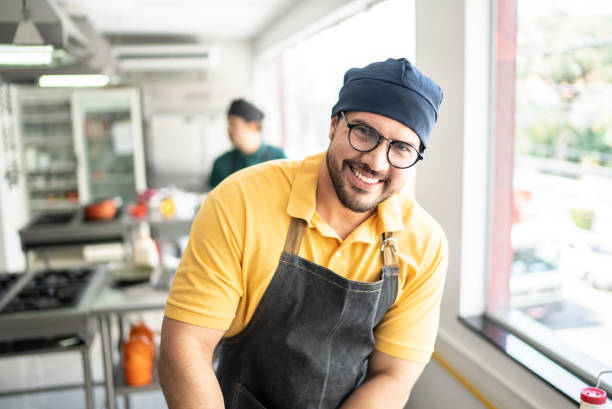 istock Portrait of a chef working in a commercial kitchen 1426344957