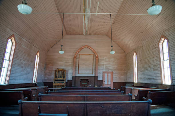 istock Old church interior at Bodie State Historic Park 1426351001