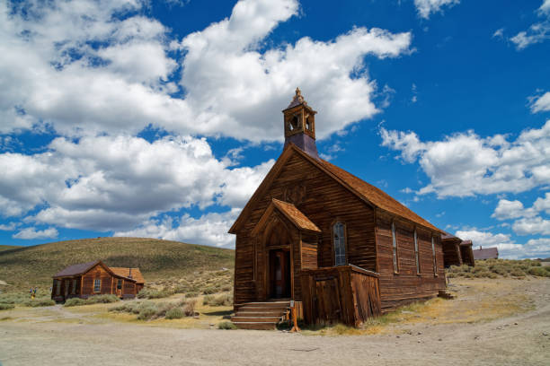 istock Old church exterior at Bodie State Historic Park 1426351150