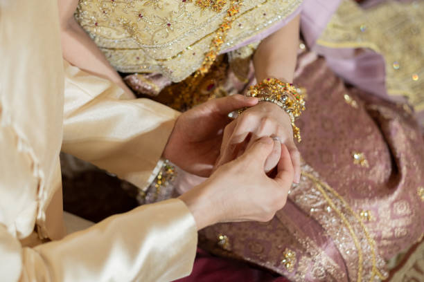 istock wear a ring, wedding ring, love couple 1426381247