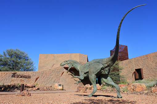 Winton, Qld - Sep  18 2022:Australian Age of Dinosaurs museum, home to Australia's largest dinosaur fossil collection and Southern Hemisphere's most productive fossil preparation laboratory.