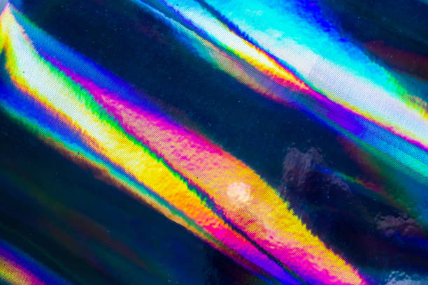 istock Holographic rainbow foil iridescent texture abstract hologram background 1426408232