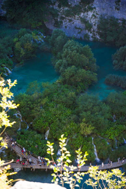 Plitvice Lakes National Park, Croatia. It is a UNESCO World Heritage Site.