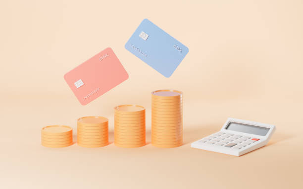 istock A calculator and bank card with yellow background, 3d rendering. 1426413207