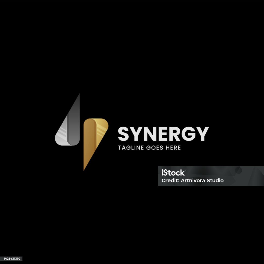 Vector Illustration Synergy Gradient Colorful Style Stock Illustration ...