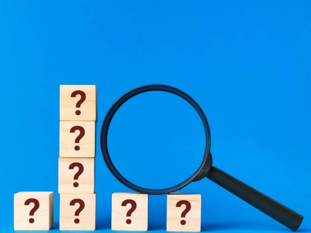 istock Symbol of looking for answers and curiosity. 1426433308
