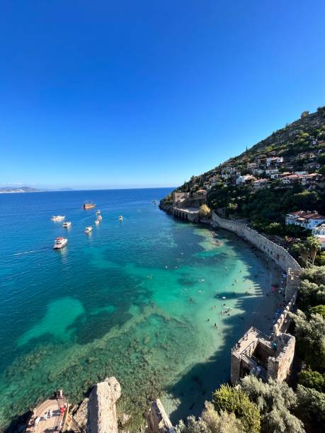 istock alanya red tower shipyard and sea view from me 1426434663