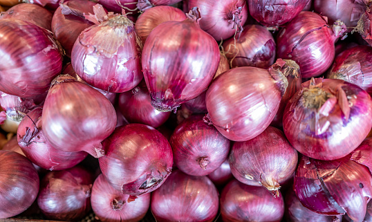 group of Spanish onions.