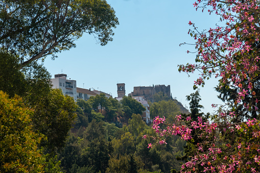 Viewpoint of the town of Arcos de la Frontera in Cadiz, Andalusia