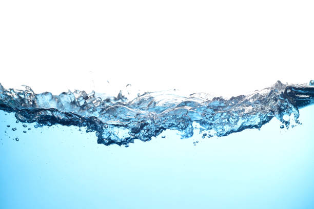 istock Water Splash Isolated on White Background. Pure Water. 1426454782