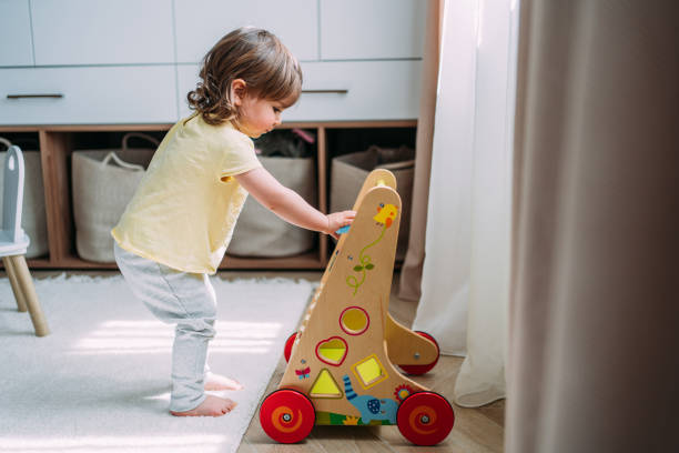 istock Cute little girl at home. 1426459328