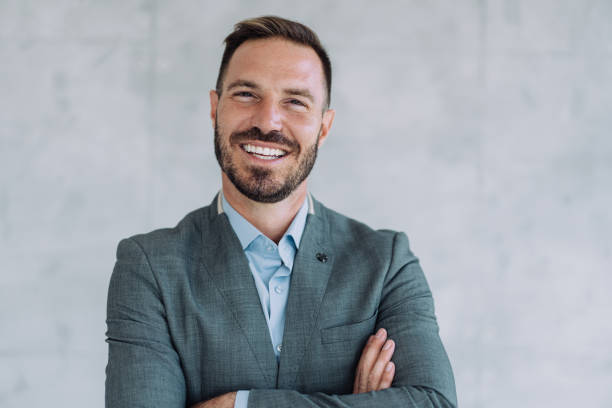 istock Portrait of successful businessman. 1426459531