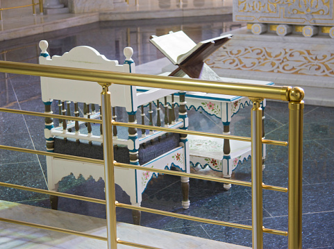 Inside of The Mausoleum of Habib Bourguiba in Monastir