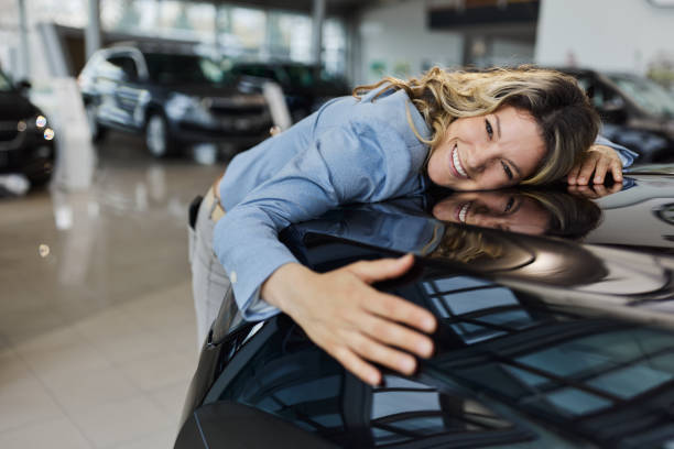 istock I love my new car! 1426471543