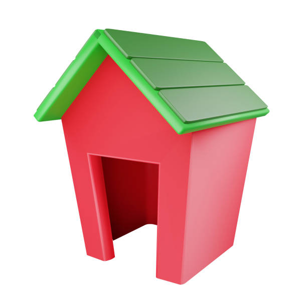 istock 3D rendering Christmas house isolated on white background 1426473288