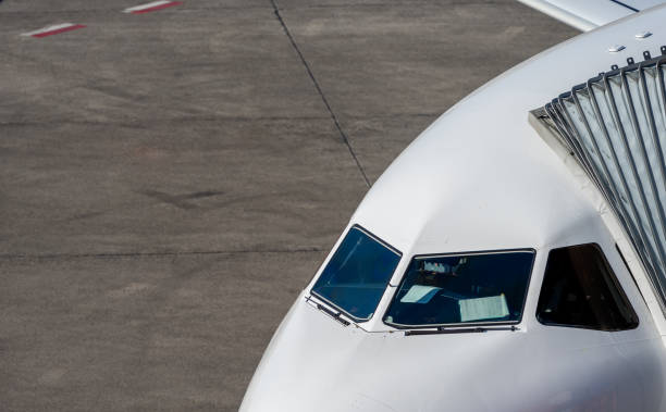 istock High Angle View Of Airplane At Airport 1426484973
