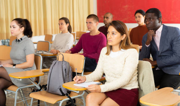 istock Group of different age students at extension courses 1426491625