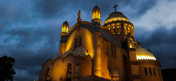 basilica of our lady of africa - our lady of africa imagens e fotografias de stock