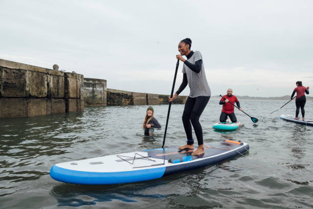 istock Paddle Boarding in the Sea 1426496568