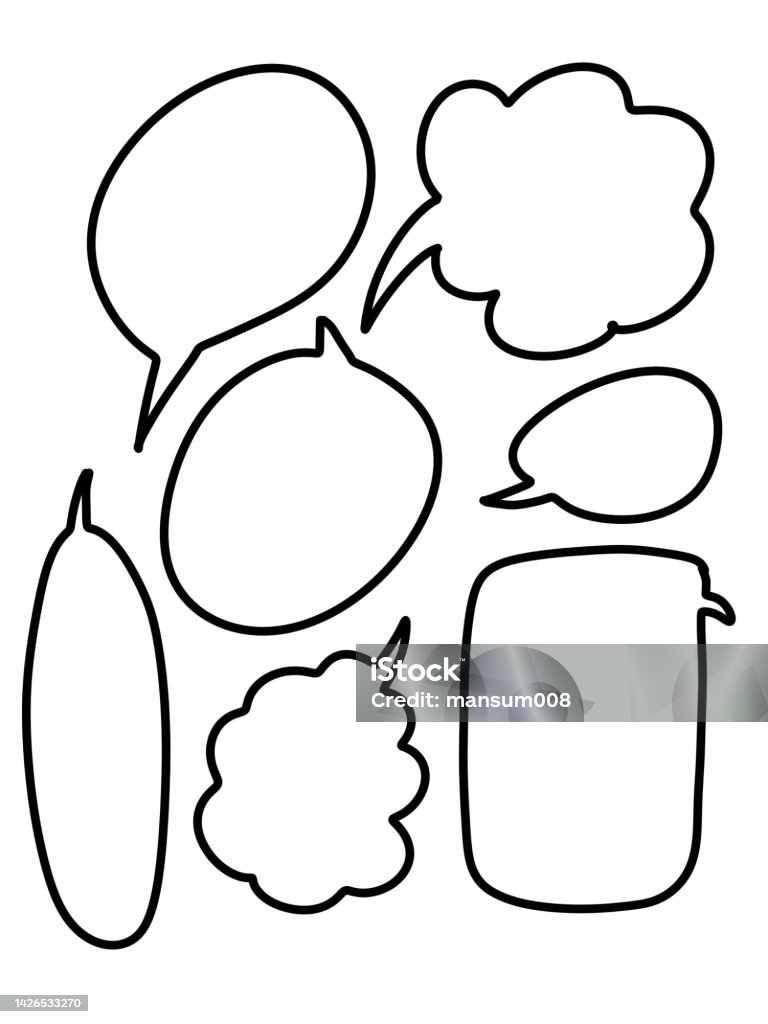 Text Box Cartoon Stock Illustration - Download Image Now - Abstract ...
