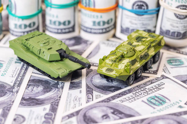 istock Concept: any military actions and special operations require huge monetary funding 1426541601