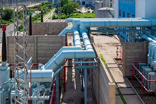 Electricity generating substation