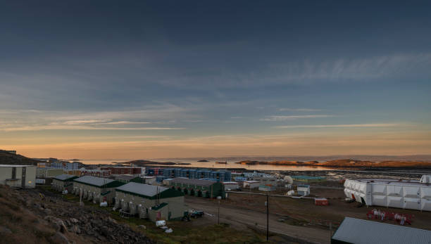 istock Early Morning view of an Arctic Harbor 1426547127