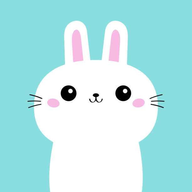 256 Smiling Cartoon Rabbit. Funny Bunny. Cute Hare. Vector Illustration  Illustrations & Clip Art - iStock