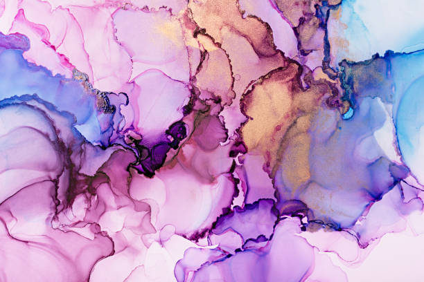 istock Colorful alcohol ink abstract texture 1426562371