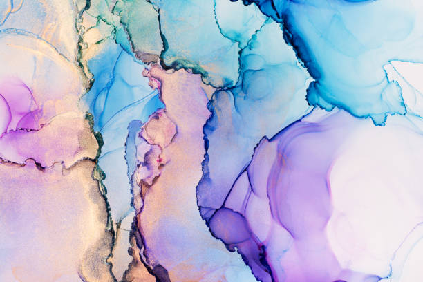 istock Colorful alcohol ink abstract texture 1426562374