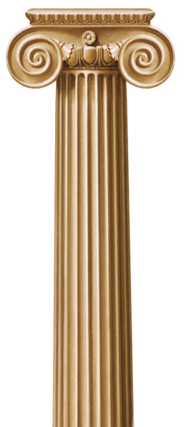 istock Column illustration, isolated on white background, 3d illustration, 3d rendering, realism, photo realistic 1426563316