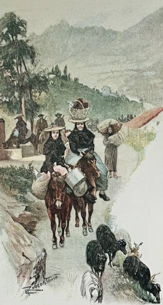 istock Corsica, peasants returning home from the city 1426575073