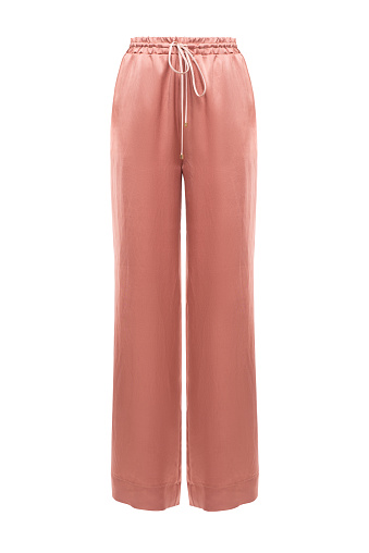 Fashionable Pink women's Pants fashionable isolated in white background invisible mannequin