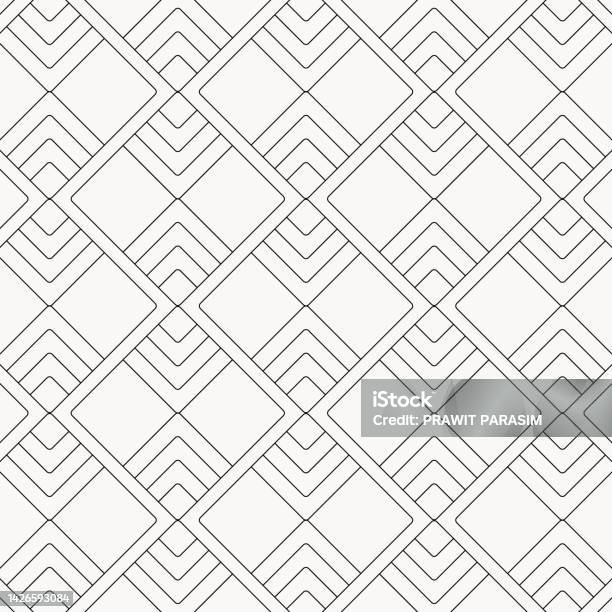 Linear Vector Pattern Repeating Linear Triangle And Diamond Shape In ...