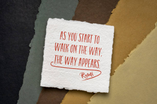 istock as you start walking on the way - Rumi quote 1426594761
