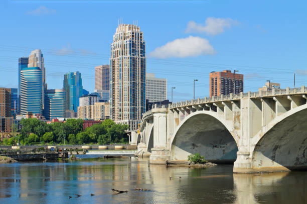 istock Minneapolis Skyline + Central Avenue Bridge 1426601329