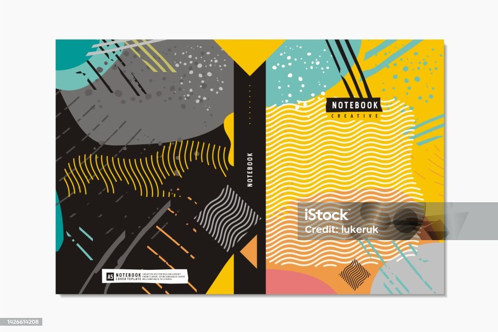 Abstract Document Pattern Background Abstract Design Template For Various Documents Stock Illustration ...