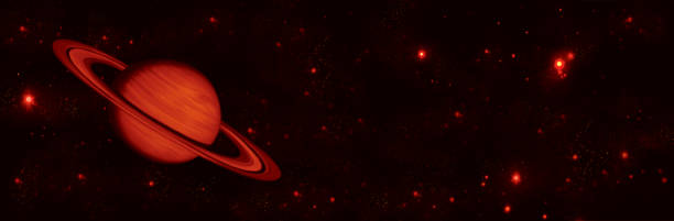 istock Saturn, outer space, galaxy, stars, illustration, realism, photo realistic, 1426622100