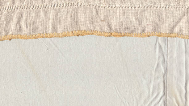 istock Old dirty linen fabric texture background 1426627359