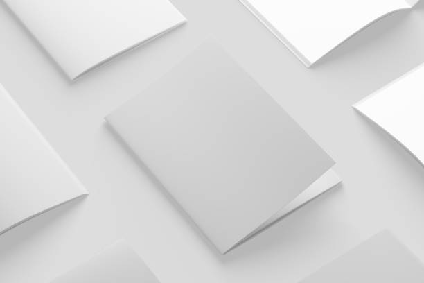 istock A4 A5 Magazine Brochure 3D Rendering White Blank Mockup 1426636425