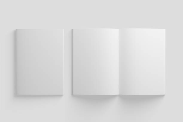 istock A4 A5 Magazine Brochure 3D Rendering White Blank Mockup 1426636459