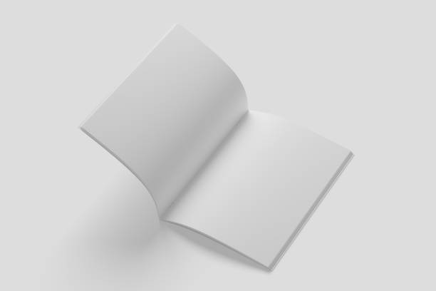 istock A4 A5 Magazine Brochure 3D Rendering White Blank Mockup 1426636485