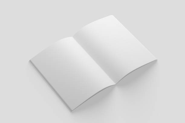 istock A4 A5 Magazine Brochure 3D Rendering White Blank Mockup 1426636497